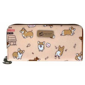 Waterproof Corgi Long Wallet Fits Phone & Bills